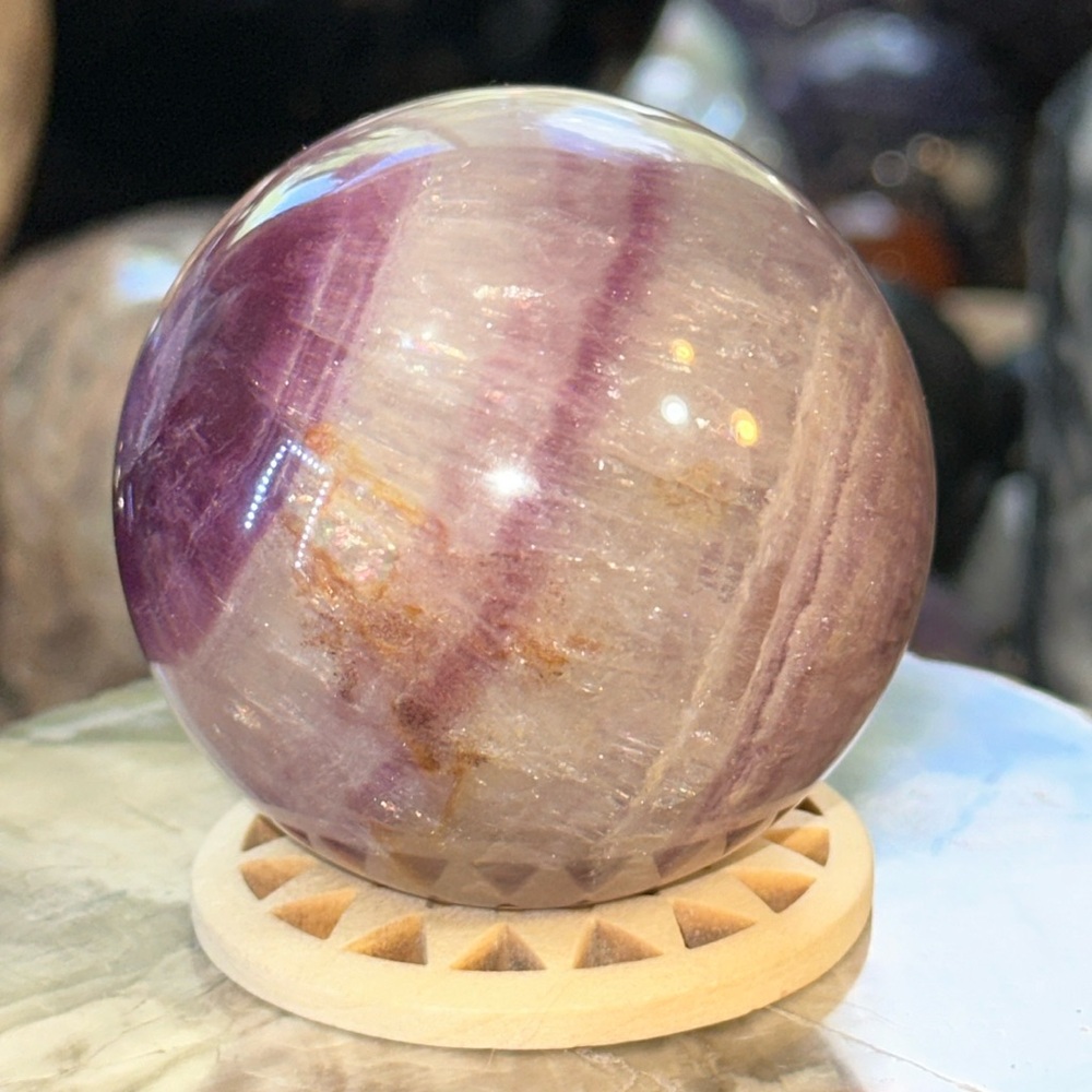 🌸SALE🌸 Purple Fluorite Crystal Ball!